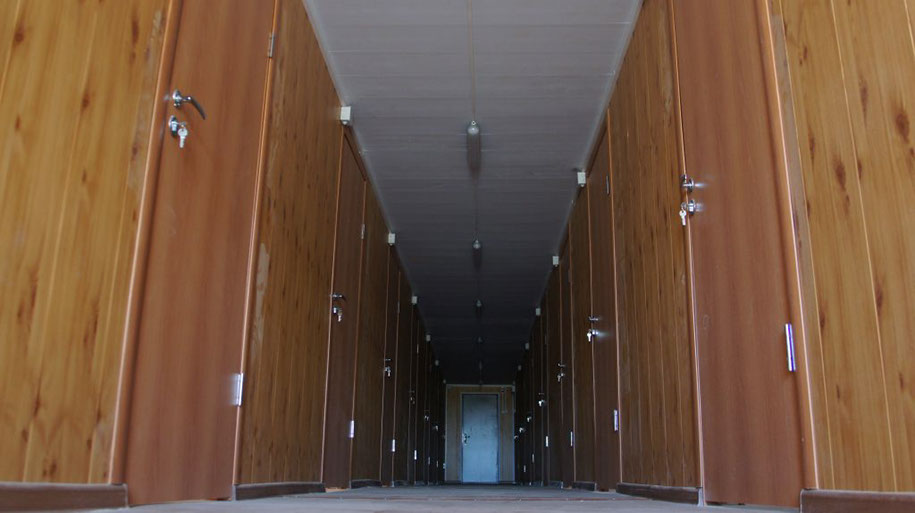 Внутренняя отделка модульного общежития Аксай